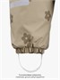 Комбинезон детский зимний Amarobaby Adventure, бежевый, цветы AB-OD25-6202AD/03-86