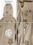 Комбинезон детский зимний Amarobaby Adventure, бежевый, цветы AB-OD25-6202AD/03-86