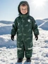 Комбинезон детский зимний Amarobaby Adventure, зеленый, машины AB-OD25-6202AD/13-86