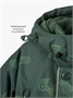 Комбинезон детский зимний Amarobaby Adventure, зеленый, машины AB-OD25-6202AD/13-86