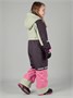 Комбинезон детский зимний Amarobaby Active, лаймовый AB-OD25-6202ACT/55-104