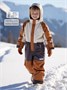 Комбинезон детский зимний Amarobaby Active, бежевый AB-OD25-6202ACT/03-104