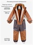 Комбинезон детский зимний Amarobaby Active, бежевый AB-OD25-6202ACT/03-104