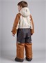 Комбинезон детский зимний Amarobaby Active, бежевый AB-OD25-6202ACT/03-104