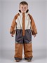 Комбинезон детский зимний Amarobaby Active, бежевый AB-OD25-6202ACT/03-104