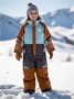 Комбинезон детский зимний Amarobaby Active, голубой AB-OD25-6202ACT/19-104