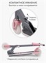Самокат детский двухколёсный Amarobaby, Bloom, серый/розовый AB24-27BLO/1106