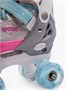 Ролики Amarobaby Wow раздвижные со светящимися колесами, розовые/голубые AB24-35WOW/1906-26