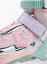 Ролики Amarobaby Glory раздвижные со светящимися колесами, бирюзовый/оранжевый AB24-35GL/1805-26
