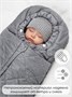 Конверт стеганый детский зимний Amarobaby HEAT, серый, размер 85 AB-OD24-6102H-SE-85