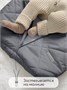 Конверт стеганый детский зимний Amarobaby HEAT, серый, размер 85 AB-OD24-6102H-SE-85