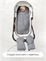 Конверт стеганый детский зимний Amarobaby HEAT, серый, размер 85 AB-OD24-6102H-SE-85