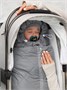Конверт стеганый детский зимний Amarobaby HEAT, серый, размер 85 AB-OD24-6102H-SE-85