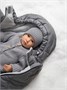 Конверт стеганый детский зимний Amarobaby HEAT, серый, размер 85 AB-OD24-6102H-SE-85