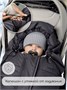 Конверт-трансформер детский зимний Amarobaby FROST, графит, размер 85-105 AB-OD24-6103F-GR-105