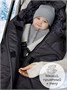 Конверт-трансформер детский зимний Amarobaby FROST, графит, размер 85-105 AB-OD24-6103F-GR-105