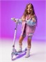 Самокат детский двухколёсный Amarobaby, Energy, фиолетовый/голубой AB23-27ENE/2219