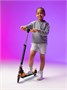 Самокат детский двухколёсный Amarobaby, Energy, чёрный/коричневый AB23-27ENE/0912