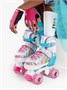 Ролики Amarobaby Disco раздвижные со светящимися колесами, розовые, размер 26-29 AMARO-35Di-Pi-26