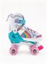Ролики Amarobaby Disco раздвижные со светящимися колесами, розовые, размер 26-29 AMARO-35Di-Pi-26