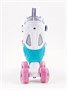 Ролики Amarobaby Disco раздвижные со светящимися колесами, розовые, размер 26-29 AMARO-35Di-Pi-26