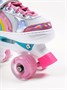 Ролики Amarobaby Disco раздвижные со светящимися колесами, розовые, размер 26-29 AMARO-35Di-Pi-26