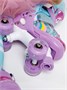 Ролики Amarobaby Disco раздвижные со светящимися колесами, фиолетовый AMARO-35Di-Pu-26