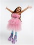 Ролики Amarobaby Disco раздвижные со светящимися колесами, фиолетовый AMARO-35Di-Pu-26