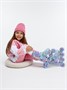 Ролики Amarobaby Rainbow раздвижные со светящимися колесами,мятный AMARO-35Rb-Mi-30