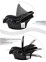 Автокресло детское AMAROBABY Baby comfort, группа 0+, (чёрный) AB222008BC/09