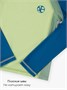 Костюм купальный для мальчика Amarobaby Surf (в наборе: шорты и лонгслив), оливковый/синий АВ-ODN26-41SF/4020-98