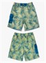 Костюм купальный для мальчика Amarobaby Surf (в наборе: шорты и лонгслив), оливковый/синий АВ-ODN26-41SF/4020-98