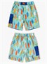 Костюм купальный для мальчика Amarobaby Surf (в наборе: шорты и лонгслив), бирюзовый/оранжевый АВ-ODN26-41SF/1805-98