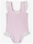 Купальник слитный для девочки Amarobaby Charm, сиреневый АВ-OD26-41CM/17-92
