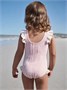 Купальник слитный для девочки Amarobaby Charm, сиреневый АВ-OD26-41CM/17-92