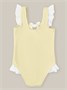 Купальник слитный для девочки Amarobaby Charm, жёлтый АВ-OD26-41CM/04-92