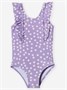 Купальник слитный для девочки Amarobaby Pearl Cascade, фиолетовый АВ-OD26-41PC/22-92