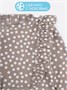Купальник слитный для девочки на молнии с длинным рукавом Amarobaby Pearl Cascade, бежевый АВ-OD26-41PC/03-92