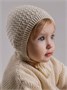 Шапочка детская вязаная Amarobaby Berry, демисезонная, светло-бежевый AB-OD26-BER16/38-38