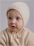 Шапочка детская вязаная Amarobaby Berry, демисезонная, светло-бежевый AB-OD26-BER16/38-38