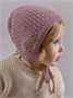 Шапочка детская вязаная Amarobaby Berry, демисезонная, пудровый AB-OD26-BER16/27-38
