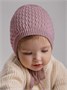 Шапочка детская вязаная Amarobaby Berry, демисезонная, пудровый AB-OD26-BER16/27-38