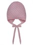 Шапочка детская вязаная Amarobaby Berry, демисезонная, пудровый AB-OD26-BER16/27-38