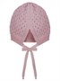 Шапочка детская вязаная Amarobaby Berry, демисезонная, пудровый AB-OD26-BER16/27-38