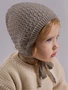 Шапочка детская вязаная Amarobaby Berry, демисезонная, коричневый AB-OD26-BER16/12-38