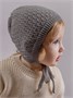 Шапочка детская вязаная Amarobaby Berry, демисезонная, серый AB-OD26-BER16/11-38