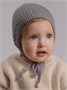 Шапочка детская вязаная Amarobaby Berry, демисезонная, серый AB-OD26-BER16/11-38