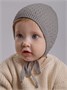 Шапочка детская вязаная Amarobaby Berry, демисезонная, серый AB-OD26-BER16/11-38