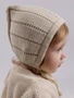 Шапочка детская вязаная Amarobaby Tiny, демисезонная, светло-бежевый AB-OD26-TIN16/38-38
