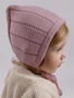 Шапочка детская вязаная Amarobaby Tiny, демисезонная, пудровый AB-OD26-TIN16/27-38